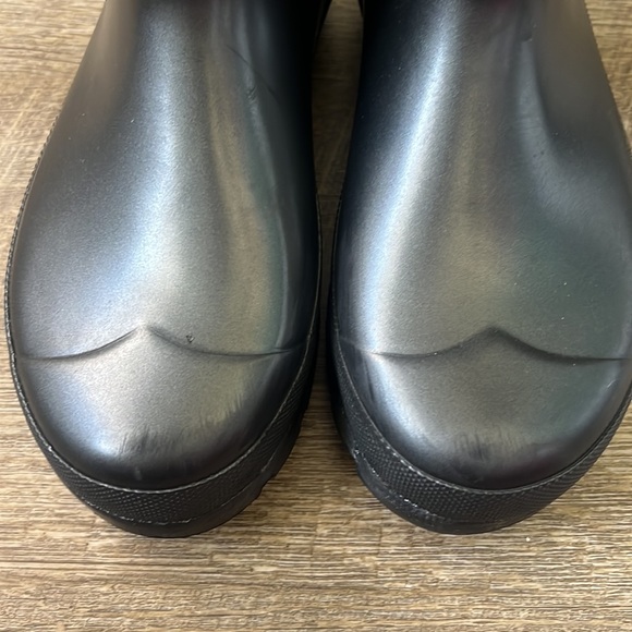 Hunter Women's Original Chelsea Boots Dark Silver Size 5 - Picture 3 of 6